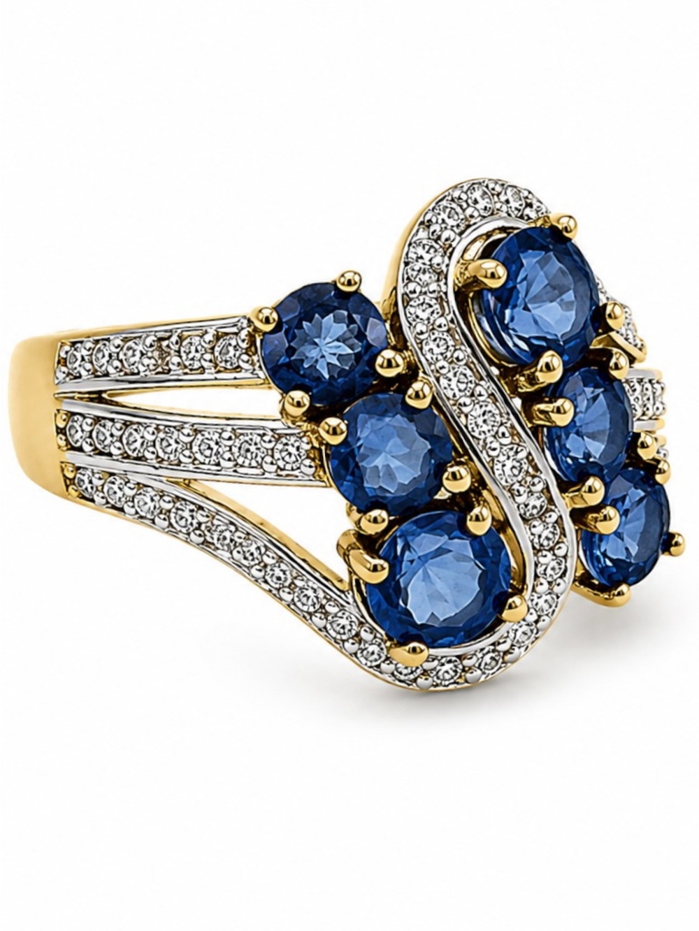 MACY’S • Blue Tanzanite Crystal September Birthstone Ring
